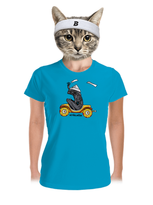 Vetřelníček dámské sportovní tričko Blue Atol