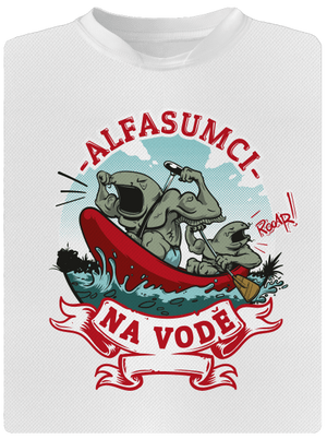 Alfasumci na vodě pánské sportovní tričko White