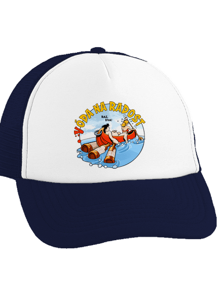 Vóda na radost kšiltovka truckerka French Navy cap