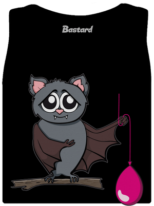 Netopýr dámské tílko klasické Black