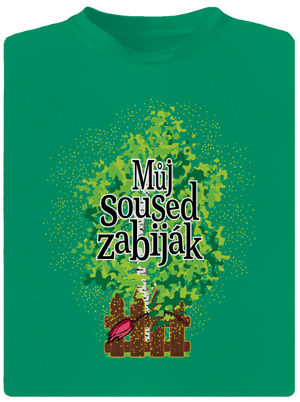 Můj soused zabiják dětské sportovní tričko Kelly Green Mal