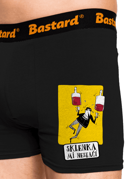 Sklenka mi nestačí boxerky Black