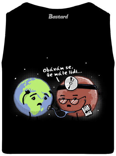 Diagnóza pánské tílko Black