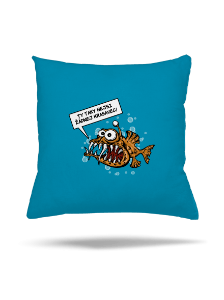 Mořský ďas polštář Blue Turquoise