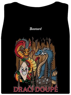 Dračák dámské tílko klasické Black