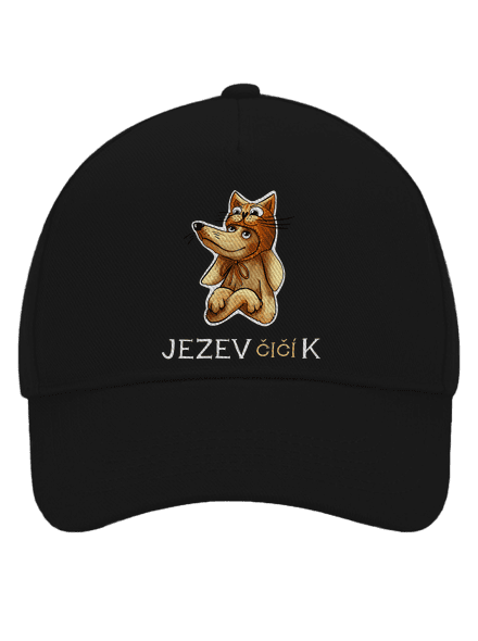 Jezevčičík kšiltovka baseballka Black