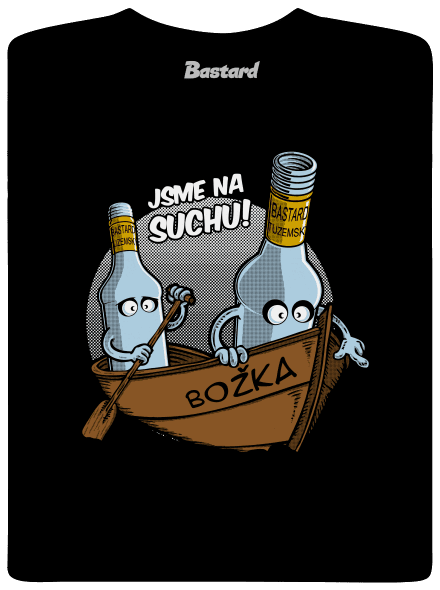 Na suchu dětské tričko Black