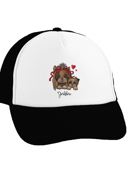 Yorkshire kšiltovka truckerka Black cap