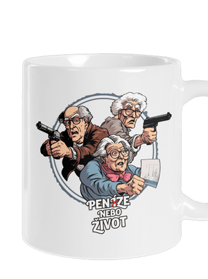 Penze nebo život klasický hrnek White