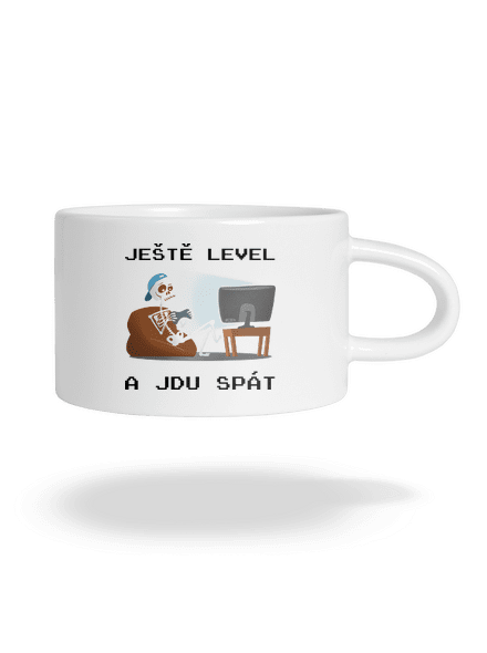 Ještě level hrnek makronka White