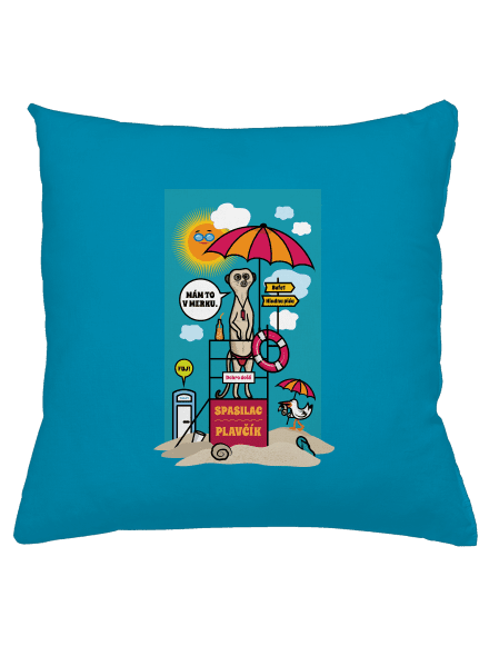 Plavčík polštář Blue Turquoise