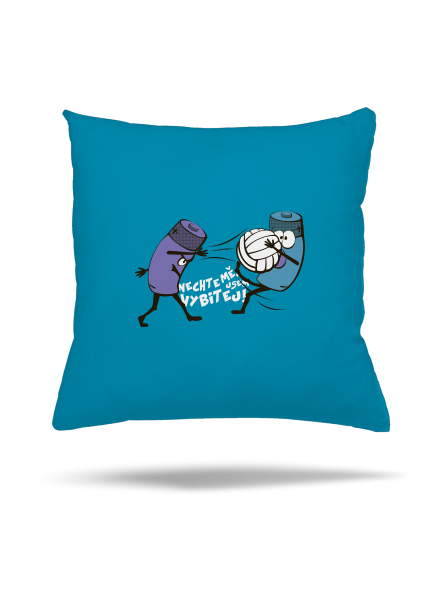 Vybitej polštář Blue Turquoise