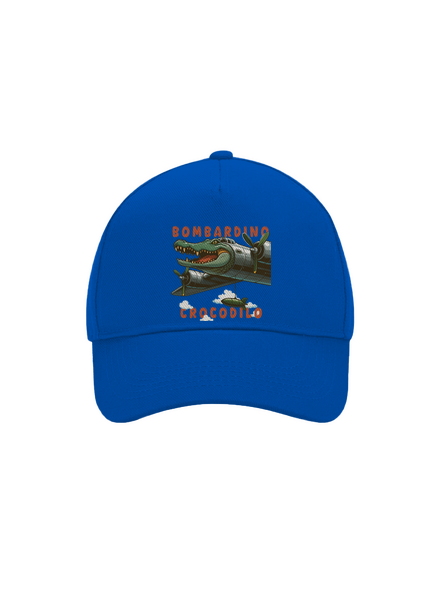 Bombardino Crocodilo – Italian Brainrot kšiltovka baseballka Bright Royal