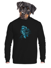 unisex mikina bez kapuce