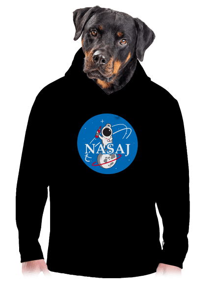 Nasaj pánská mikina klokanka Black