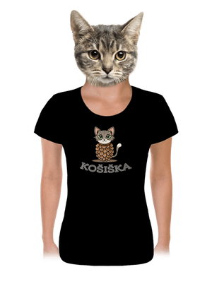 Košiška dámské tričko Black