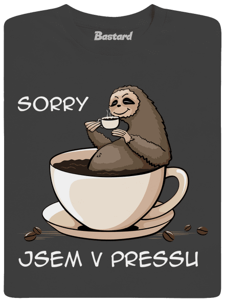 V pressu pánské dlouhý rukáv Dark Grey