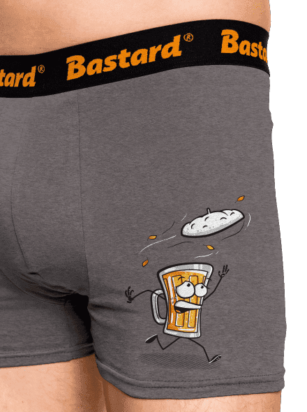 Čepice boxerky Gray Melange