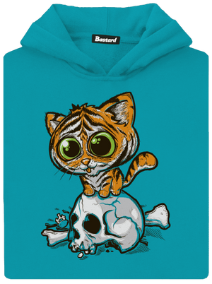 Tygřík dětská mikina klokanka Hawaiian Blue