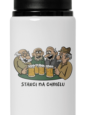Starci na chmelu lahev na vodu White