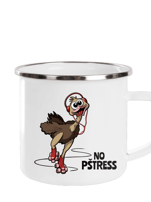 No pštress plecháček White