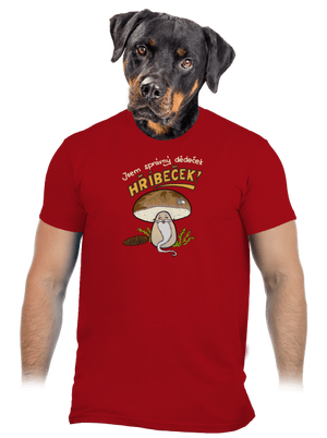 Babka a hříbeček pánské tričko Red