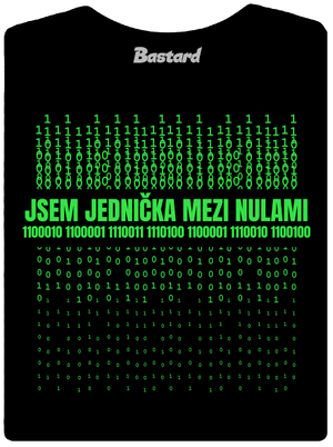 Jednička mezi nulami dámské tričko premium Black