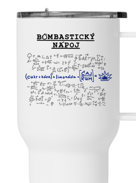 Bombastický nápoj termohrnek White