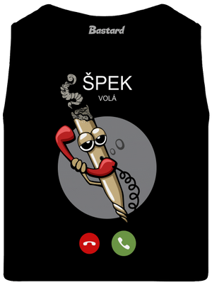 Špek volá pánské tílko Black