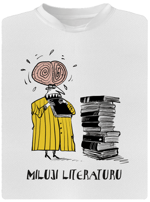 Miluji literaturu dětské sportovní tričko White