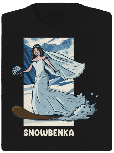 Snowbenec a snowbenka dámské sportovní tričko Black