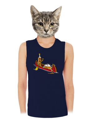 Rumáci dámské tílko volné Navy