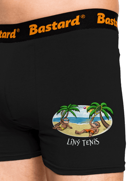 Líný tenis boxerky Black
