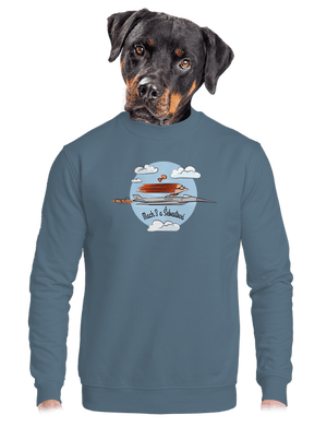 unisex mikina bez kapuce