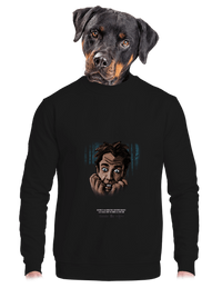 unisex mikina bez kapuce