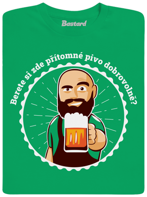 Pivo dobrovolně pánské tričko Kelly Green