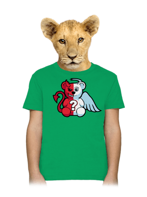 Anděl vs. ďábel dětské tričko Kelly Green