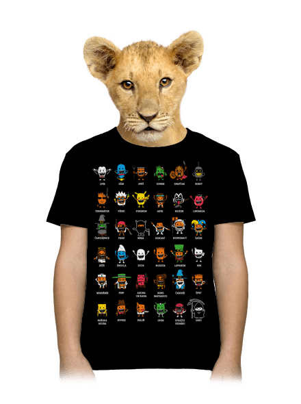 Basty dětské tričko Black