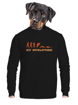 unisex mikina bez kapuce