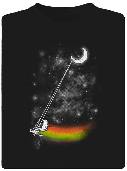 Unicorn Universe dětské sportovní tričko Black