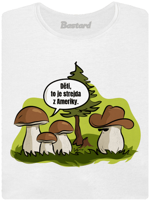 Strejda z Ameriky dámské tričko s lemem White