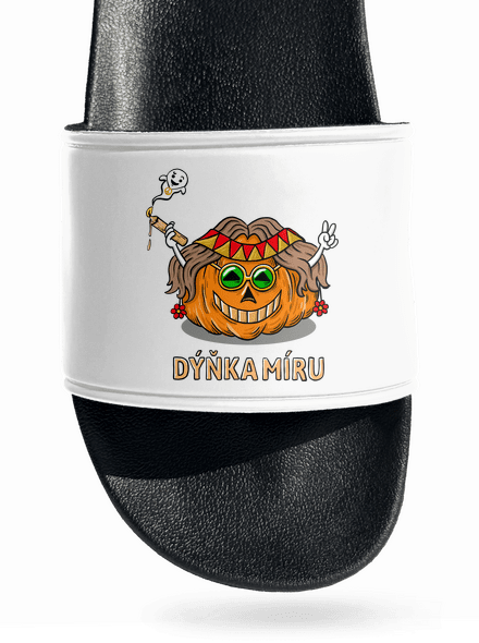 Dýňka míru pantofle White