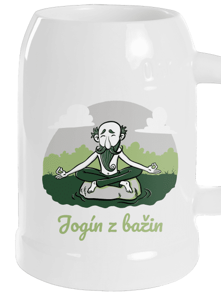Jogín z bažin půllitr White