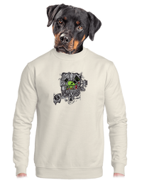 unisex mikina bez kapuce