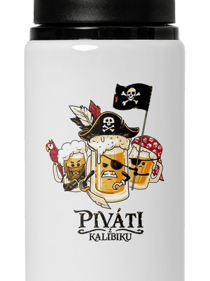 Piváti z Kalibiku lahev na vodu White