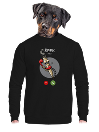 unisex mikina bez kapuce