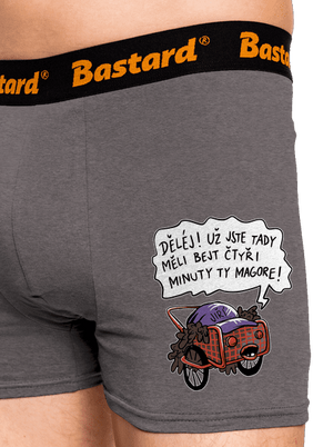 Jiří kára boxerky Gray Melange