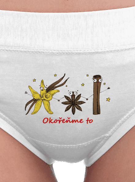 Okořeňme to dámské kalhotky White
