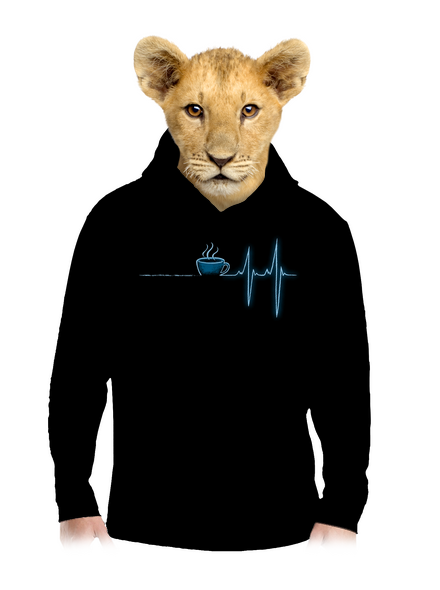 Coffee help dětská mikina klokanka Black