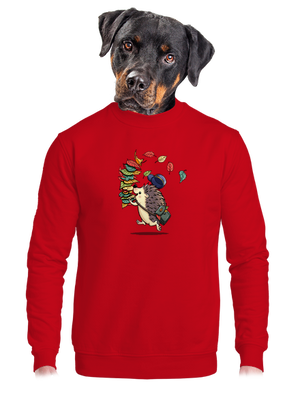 Listonoš unisex mikina bez kapuce Red